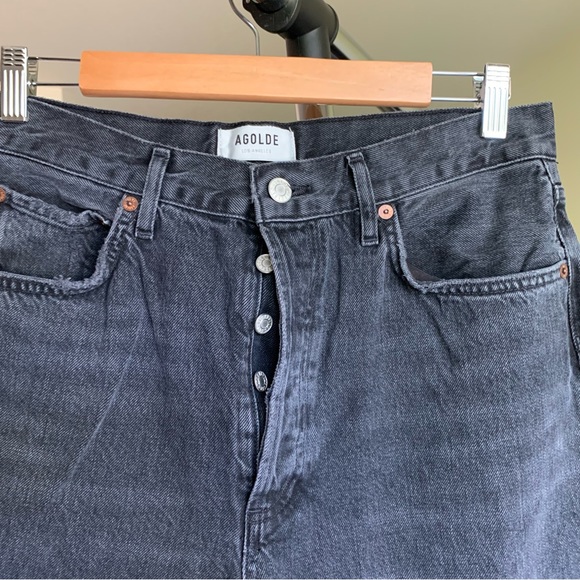 Agolde 90’s Pinch Waist High Rise Straight Jeans Size 29 - Picture 4 of 7